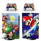 Super Mario decal skin for PS5 disc Console with 2 Controllers