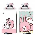 Cartoon decal skin for PS5 disc Console with 2 Controllers