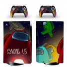 Among us decal skin for PS5 disc Console with 2 Controllers