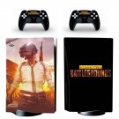 PUBG Battle Royale decal skin for PS5 disc Console with 2 Controllers