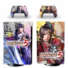 Samurai Warriors 5 decal skin for PS5 disc Console with 2 Controllers