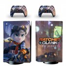 Ratchet and Clank decal skin for PS5 disc Console with 2 Controllers