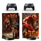 Diablo 2 decal skin for PS5 disc Console with 2 Controllers