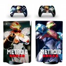 Metroid Dread decal skin for PS5 disc Console with 2 Controllers