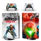 Metroid Dread decal skin for PS5 disc Console with 2 Controllers
