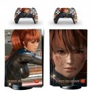 Dead or Alive 6 decal skin for PS5 disc Console with 2 Controllers