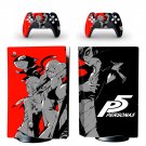 Persona 5 decal skin for PS5 disc Console with 2 Controllers