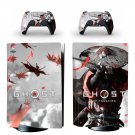 Ghost of Tsushima decal skin for PS5 disc Console with 2 Controllers