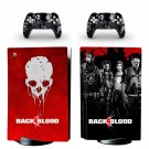 Back 4 Blood decal skin for PS5 disc Console with 2 Controllers