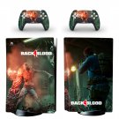 Back 4 Blood decal skin for PS5 disc Console with 2 Controllers