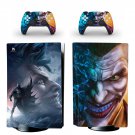 Batman Joker decal skin for PS5 disc Console with 2 Controllers
