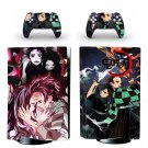Demon Slayer decal skin for PS5 disc Console with 2 Controllers