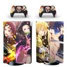 Demon Slayer decal skin for PS5 disc Console with 2 Controllers