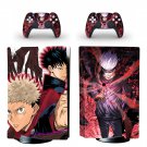 Jujutsu Kaisen decal skin for PS5 disc Console with 2 Controllers
