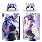 Demon Slayer decal skin for PS5 disc Console with 2 Controllers