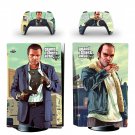 Grand Theft Auto 5 decal skin for PS5 disc Console with 2 Controllers