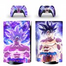 Dragon Ball decal skin for PS5 disc Console with 2 Controllers