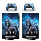 Stalker 2 decal skin for PS5 disc Console with 2 Controllers