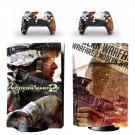 Modern Warfare 2 decal skin for PS5 disc Console with 2 Controllers