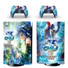 Lacrimosa of Dana decal skin for PS5 disc Console with 2 Controllers
