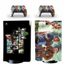 Grand Theft Auto 5 decal skin for PS5 disc Console with 2 Controllers