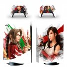 Final Fantasy decal skin for PS5 disc Console with 2 Controllers