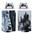 God of War decal skin for PS5 disc Console with 2 Controllers