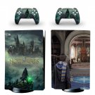 Hogwarts Legacy decal skin for PS5 disc Console with 2 Controllers