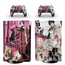 Anime decal skin for PS5 disc Console with 2 Controllers