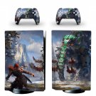 Horizon 2 West decal skin for PS5 disc Console with 2 Controllers