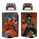 Dragon Ball decal skin for PS5 disc Console with 2 Controllers