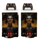 Diablo 4 decal skin for PS5 disc Console with 2 Controllers