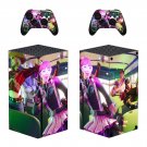 Fortnite decal skin sticker for Xbox Series X console with controllers