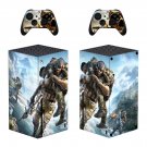 Ghost Recon Breakpoint decal skin sticker for Xbox Series X console with controllers
