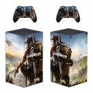 Ghost Recon Wildlands decal skin sticker for Xbox Series X console with controllers