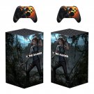 Shadow of the Tomb Raider decal skin sticker for Xbox Series X console with controllers