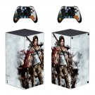 Shadow of the Tomb Raider decal skin sticker for Xbox Series X console with controllers