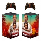 Far Cry 6 decal skin sticker for Xbox Series X console with controllers