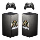 Far Cry 5 decal skin sticker for Xbox Series X console with controllers