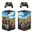 Far Cry 5 decal skin sticker for Xbox Series X console with controllers