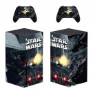 Star Wars Squadrons decal skin sticker for Xbox Series X console with controllers