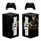 COD Warzone decal skin sticker for Xbox Series X console with controllers