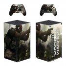COD Modern Warfare decal skin sticker for Xbox Series X console with controllers