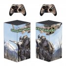 COD Modern Warfare decal skin sticker for Xbox Series X console with controllers