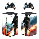 COD Modern Warfare decal skin sticker for Xbox Series X console with controllers