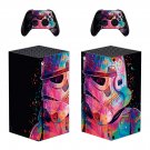 Star Wars Stormtrooper decal skin sticker for Xbox Series X console with controllers