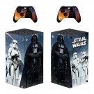 Star Wars Stormtrooper decal skin sticker for Xbox Series X console with controllers