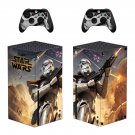 Star Wars Stormtrooper decal skin sticker for Xbox Series X console with controllers