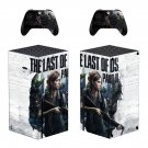 The Last of us 2 decal skin sticker for Xbox Series X console with controllers