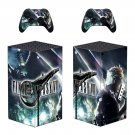 Final Fantasy 7 decal skin sticker for Xbox Series X console with controllers